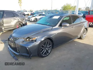 2019 Lexus IS with VIN JTHBA1D23K5095990, listed as a IAAI auction lot 41954839 with 56,550 mi miles. Bid and sale history available at carsss.com. Image 2.