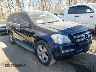 2012 Mercedes-Benz GL-Class GL 450 with VIN 4JGBF7BE1CA797006, listed as a IAAI auction lot 41781665 with 150,600 mi miles. Bid and sale history available at carsss.com. Image 1.