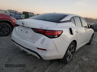2022 Nissan Sentra SV with VIN 3N1AB8CV8NY317271, listed as a Copart auction lot 47178105 with 17,926 mi miles and Salvage Title. Bid and sale history available at carsss.com. Image 3.