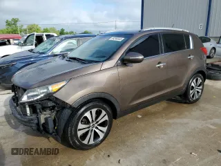 2012 Kia Sportage EX with VIN KNDPCCA27C7206841, listed as a Copart auction lot 54396565 with 155,093 mi miles and Salvage title. Bid and sale history available at DreamBid. Image 1.