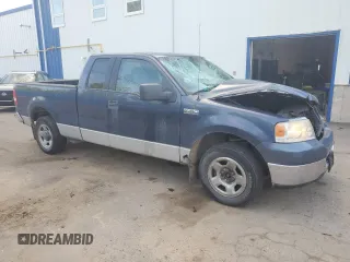 2006 Ford F-150 STX with VIN 1FTRX12W16NA23681, listed as a Copart auction lot 61585435 with 197,243 mi miles and Salvage title. Bid and sale history available at DreamBid. Image 4.