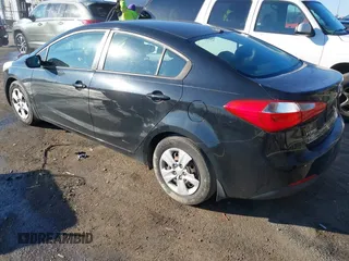 2015 Kia Forte LX with VIN KNAFK4A66F5269515, listed as a IAAI auction lot 41374706 with 150,173 mi miles. Bid and sale history available at carsss.com. Image 3.