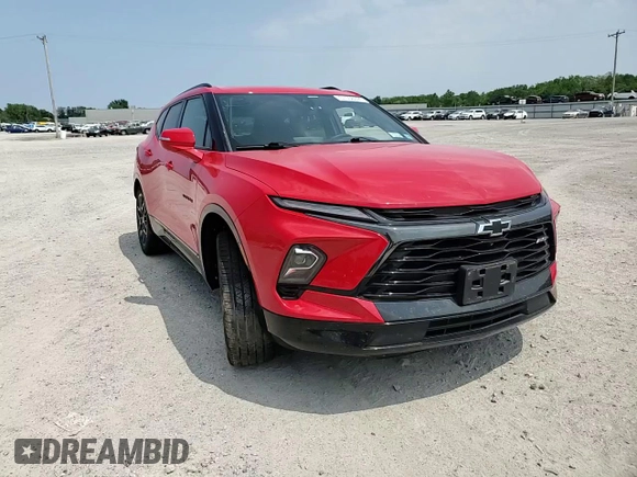 2023 Chevrolet Blazer RS with VIN 3GNKBKRS2PS220172, listed as a Copart auction lot 61058595 with 22,607 mi miles and Salvage title. Bid and sale history available at DreamBid. Image 15.