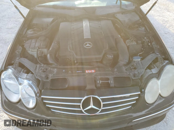 2005 Mercedes-Benz CLK 500 with VIN WDBTK75J45F134515, listed as a Copart auction lot 75918994 with Not Provided miles and Non Repairable. Bid and sale history available at DreamBid. Image 11.