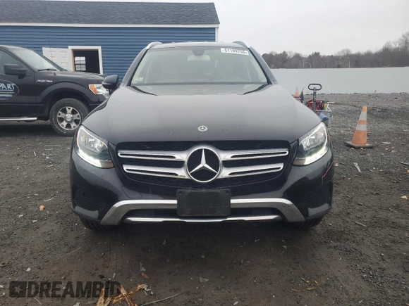 2018 Mercedes-Benz GLC with VIN WDC0G4KB4JV091533, listed as a Copart auction lot 51199755 with 33,567 mi miles and Salvage Title. Bid and sale history available at carsss.com. Image 5.