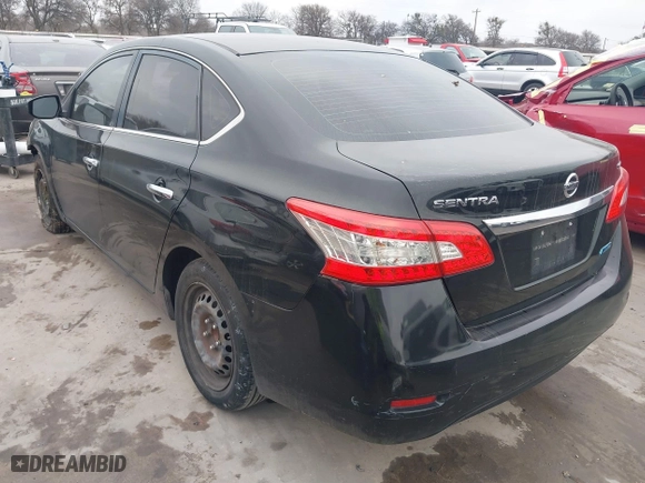2013 Nissan Sentra SR with VIN 3N1AB7AP8DL660351, listed as a IAAI auction lot 41486461 with 145,587 mi miles. Bid and sale history available at carsss.com. Image 3.