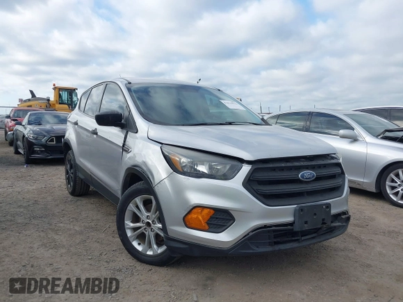 2018 Ford Escape S with VIN 1FMCU0F70JUB72329, listed as a IAAI auction lot 42016533 with 132,029 mi miles. Bid and sale history available at carsss.com. Image 1.
