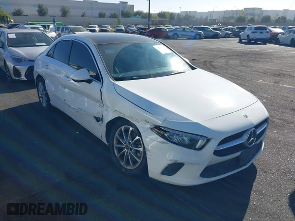2021 Mercedes-Benz A 220 with VIN W1K3G4EB6MJ313814, listed as a IAAI auction lot 40963795 with 75,667 mi miles and . Bid and sale history available at DreamBid. Image 1.