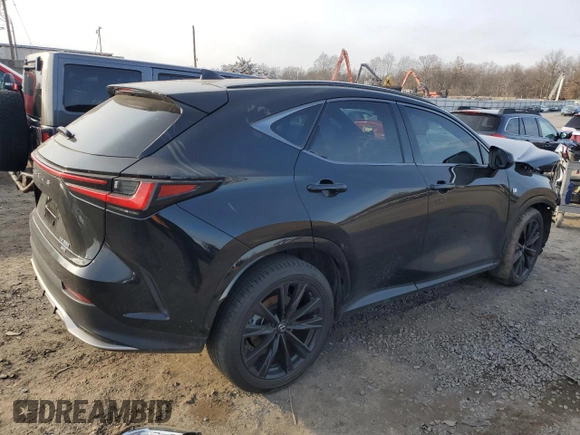 2024 Lexus NX with VIN 2T2KGCEZ5RC053854, listed as a Copart auction lot 87292844 with 14,762 mi miles and Salvage Title. Bid and sale history available at carsss.com. Image 3.