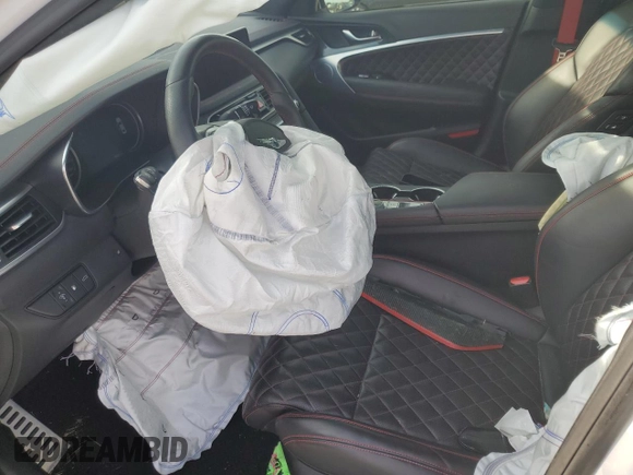 2022 Genesis G70 3.3T z VIN KMTG54TE2NU103730, wystawiony jako Copart lot #87601785 z przebiegiem 39 351 mil mil oraz Szkoda całkowita • Salvage title. Historia ofert i sprzedaży dostępna na DreamBid. Obrazek 7.
