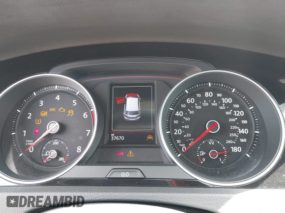 2020 Volkswagen GTI S с VIN 3VW5T7AU6LM016466, выставлен на аукционе IAAI как лот 42271819 с пробегом 37 670 миль миль и . История ставок и продаж доступна на DreamBid. Изображение 7.