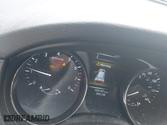 2016 Nissan Rogue SL with VIN 5N1AT2MV6GC837577, listed as a IAAI auction lot 41812440 with 108,187 mi miles and . Bid and sale history available at DreamBid. Image 16.