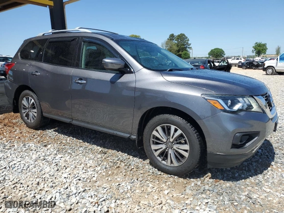 2017 Nissan Pathfinder SV with VIN 5N1DR2MN0HC617316, listed as a Copart auction lot 52251075 with 183,733 mi miles and Salvage Title. Bid and sale history available at carsss.com. Image 4.