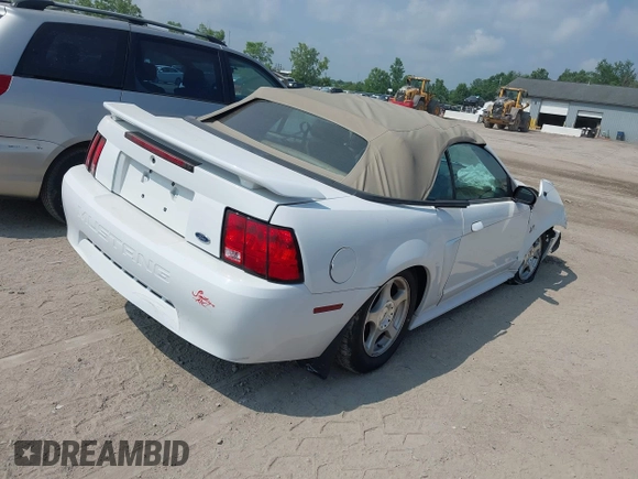 2003 Ford Mustang Deluxe z VIN 1FAFP444X3F378411, wystawiony jako IAAI lot #42682826 z przebiegiem 162 271 mil mil oraz . Historia ofert i sprzedaży dostępna na DreamBid. Obrazek 4.