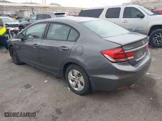 2013 Honda Civic Sdn LX with VIN 19XFB2F50DE212073, listed as a IAAI auction lot 41559441 with 271,371 mi miles. Bid and sale history available at carsss.com. Image 3.