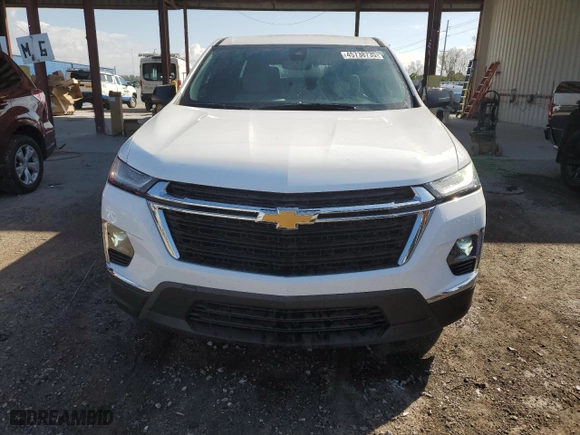 2022 Chevrolet Traverse LS with VIN 1GNERFKW4NJ113796, listed as a Copart auction lot 45738735 with 67,309 mi miles and Salvage Title. Bid and sale history available at carsss.com. Image 5.