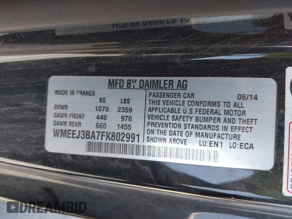 2015 Smart fortwo Passion с VIN WMEEJ3BA7FK802991, выставлен на аукционе IAAI как лот 42672202 с пробегом 45 850 миль миль и . История ставок и продаж доступна на DreamBid. Изображение 9.