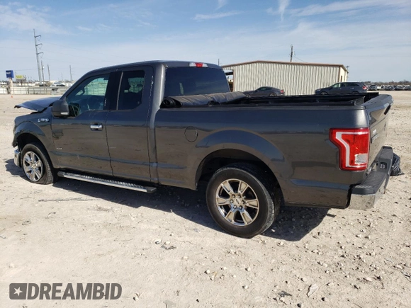2015 Ford F-150 XL with VIN 1FTEX1CP8FKE38245, listed as a Copart auction lot 47648685 with 154,512 mi miles and Salvage Title. Bid and sale history available at carsss.com. Image 2.