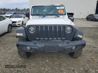 2022 Jeep Wrangler Unlimited Sport with VIN 1C4HJXDG8NW139975, listed as a Copart auction lot 43939515 with 59,812 mi miles and Salvage Title. Bid and sale history available at DreamBid. Image 5.