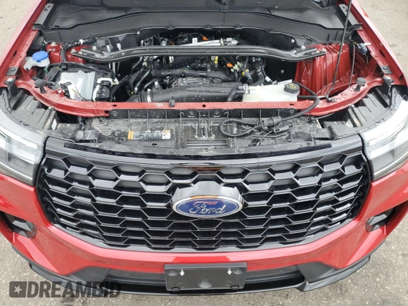2025 Ford Explorer ST-Line with VIN 1FMUK8KH5SGA92614, listed as a Copart auction lot 47117375 with 3,173 mi miles and Salvage Title. Bid and sale history available at carsss.com. Image 12.