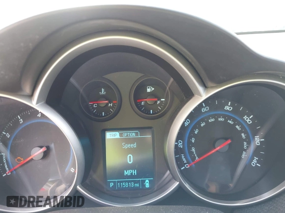 2014 Chevrolet Cruze 1LT with VIN 1G1PC5SB0E7440115, listed as a IAAI auction lot 42075724 with 115,813 mi miles and . Bid and sale history available at DreamBid. Image 7.
