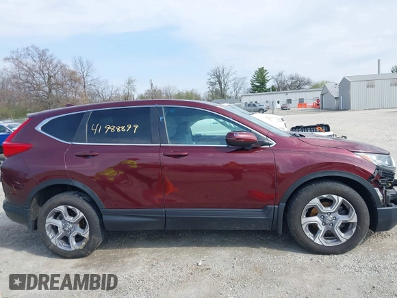 2019 Honda CR-V EX-L with VIN 7FARW2H89KE051792, listed as a IAAI auction lot 41988899 with 75,932 mi miles and . Bid and sale history available at carsss.com. Image 14.