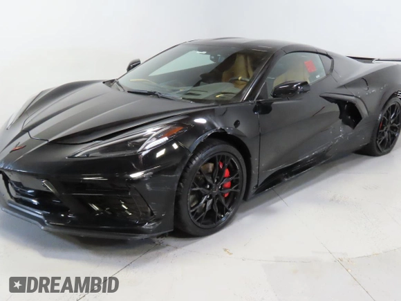 2023 Chevrolet Corvette 2LT с VIN 1G1YB2D4XP5137393, выставлен на аукционе Copart как лот 63854625 с пробегом Не указан миль и Списание • Salvage title. История ставок и продаж доступна на DreamBid. Изображение 2.