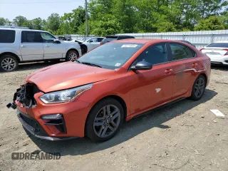 2021 Kia Forte GT-Line with VIN 3KPF34AD0ME280901, listed as a Copart auction lot 59275865 with 109,577 mi miles and Salvage title. Bid and sale history available at DreamBid. Image 1.