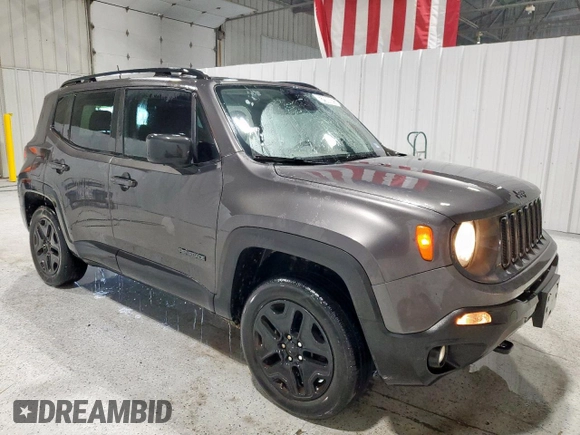 2018 Jeep Renegade Upland z VIN ZACCJBAB3JPH65558, wystawiony jako Copart lot #62900005 z przebiegiem 117 998 mil mil oraz Czysty tytuł • Clean title. Historia ofert i sprzedaży dostępna na DreamBid. Obrazek 4.