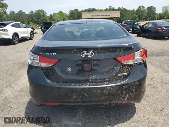 2013 Hyundai Elantra Limited z VIN 5NPDH4AE7DH344218, wystawiony jako Copart lot #57230455 z przebiegiem 208 034 mil mil oraz Szkoda całkowita • Salvage title. Historia ofert i sprzedaży dostępna na DreamBid. Obrazek 6.
