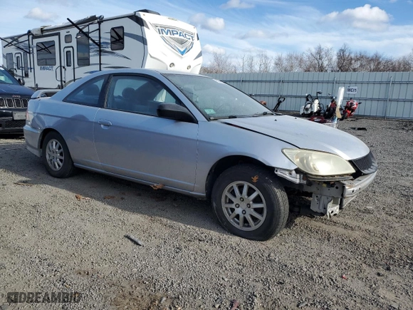 2004 Honda Civic LX with VIN 1HGEM21524L016464, listed as a Copart auction lot 48398495 with 147,492 mi miles and Non Repairable. Bid and sale history available at carsss.com. Image 4.