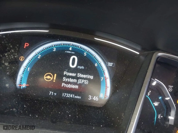 2017 Honda Civic Sedan EX with VIN 19XFC2F74HE204837, listed as a IAAI auction lot 41300160 with 173,241 mi miles. Bid and sale history available at carsss.com. Image 15.