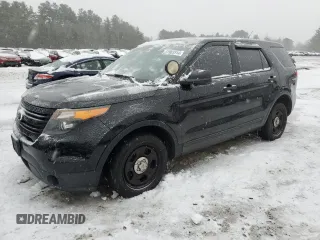 2013 Ford Utility Police Interceptor with VIN 1FM5K8AR8DGB16051, listed as a Copart auction lot 85989514 with 194,414 mi miles and Clean Title. Bid and sale history available at carsss.com. Image 1.