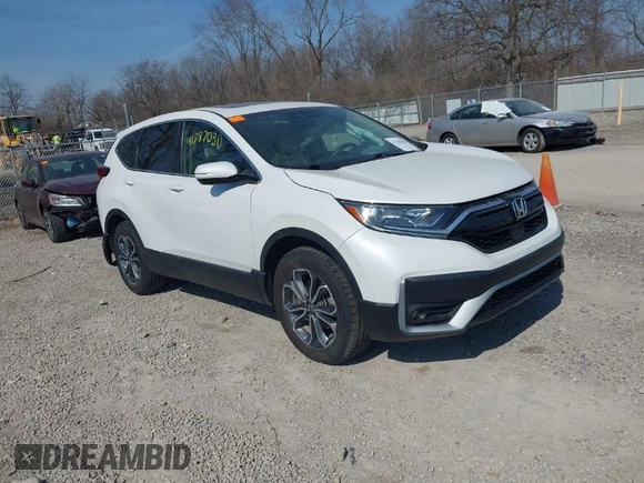 2021 Honda CR-V EX with VIN 5J6RW2H50ML017462, listed as a IAAI auction lot 41787030 with 57,858 mi miles. Bid and sale history available at carsss.com. Image 1.