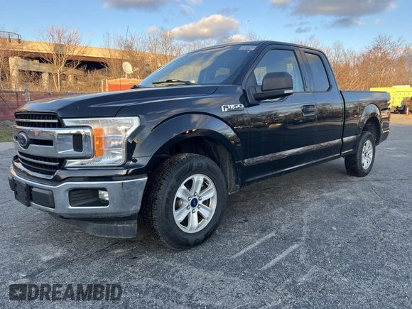 2018 Ford F-150 XL with VIN 1FTEX1CB0JKF17440, listed as a IAAI auction lot 42019621 with 168,007 mi miles. Bid and sale history available at carsss.com. Image 2.