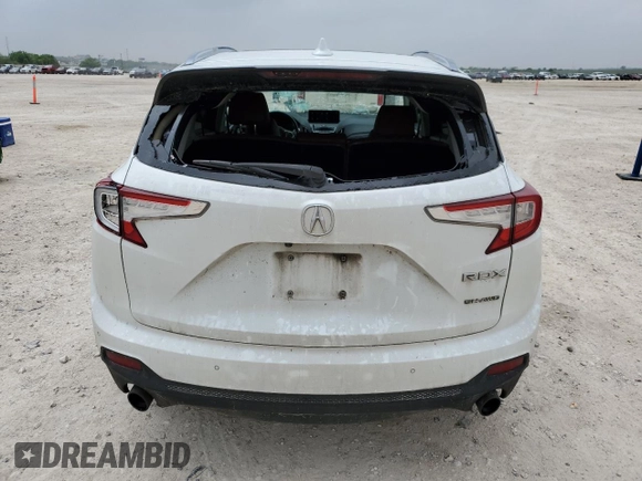 2020 Acura RDX Technology with VIN 5J8TC2H52LL001235, listed as a Copart auction lot 50846375 with 92,647 mi miles and Clean Title. Bid and sale history available at DreamBid. Image 6.