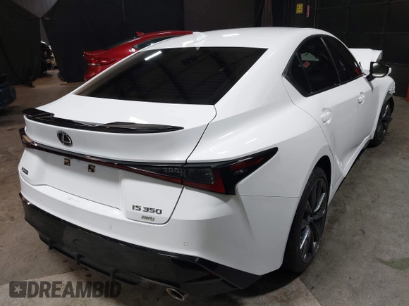 2021 Lexus IS 350 F Sport with VIN JTHGZ1E21M5020060, listed as a IAAI auction lot 42161893 with 57,070 mi miles and . Bid and sale history available at DreamBid. Image 4.