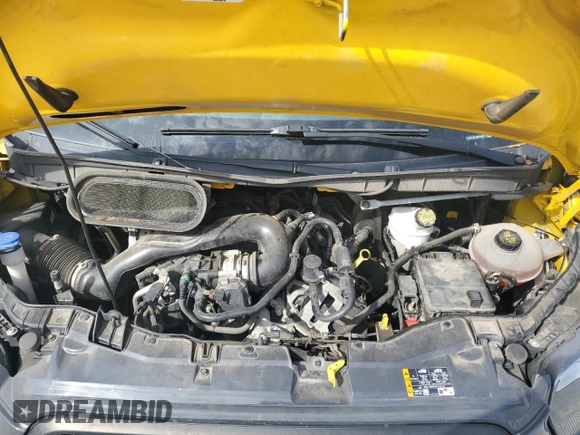 2021 Ford Transit Cargo with VIN 1FTBR1X84MKA08421, listed as a Copart auction lot 50013225 with 99,397 mi miles and Salvage Title. Bid and sale history available at DreamBid. Image 12.