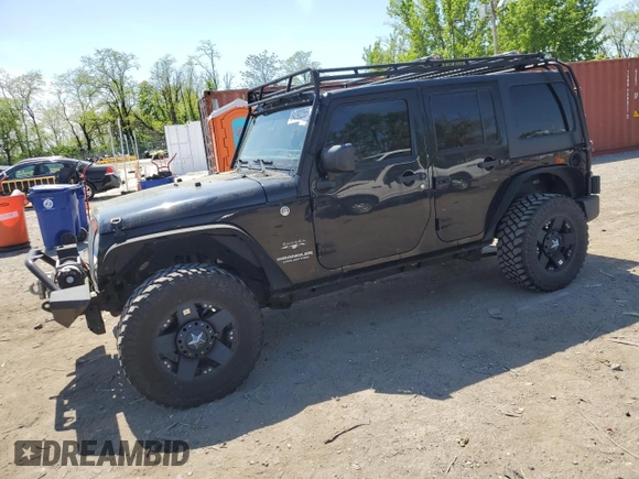 2017 Jeep Wrangler Unlimited Sahara with VIN 1C4BJWEG1HL541650, listed as a Copart auction lot 54393255 with 184,323 mi miles and Clean title. Bid and sale history available at DreamBid. Image 1.