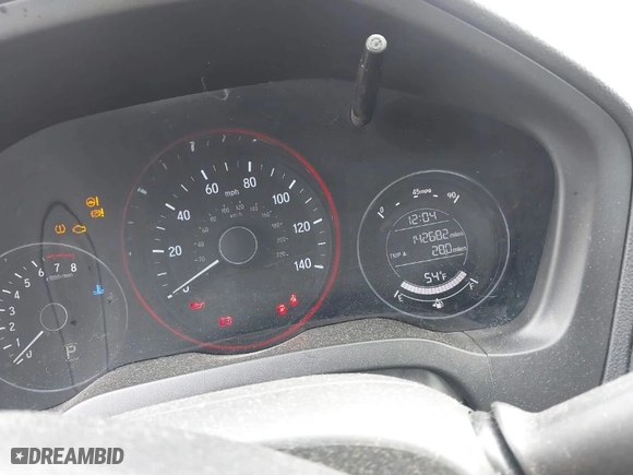 2018 Honda HR-V LX with VIN 3CZRU6H38JG701065, listed as a IAAI auction lot 41851039 with 142,682 mi miles. Bid and sale history available at carsss.com. Image 7.