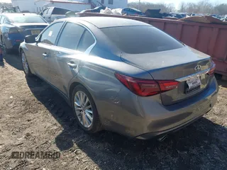 2021 Infiniti Q50 3.0t LUXE with VIN JN1EV7BP4MM705007, listed as a IAAI auction lot 41458611 with 59,246 mi miles. Bid and sale history available at carsss.com. Image 3.