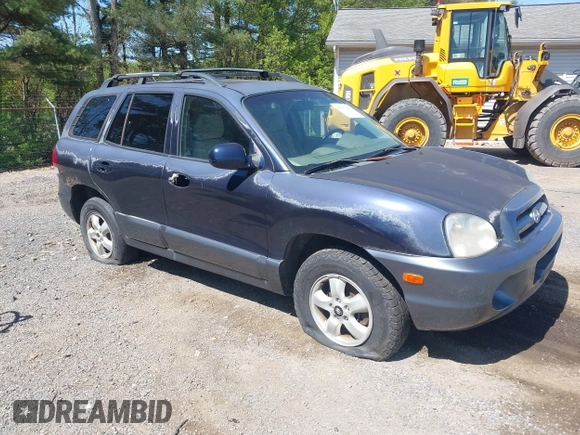 2005 Hyundai Santa Fe GLS with VIN KM8SC73D35U926492, listed as a IAAI auction lot 42131446 with 177,553 mi miles. Bid and sale history available at carsss.com. Image 1.