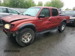 2004 Toyota Tacoma PreRunner with VIN 5TEGM92N04Z349200, listed as a Copart auction lot 62708055 with 284,725 mi miles and Salvage title. Bid and sale history available at DreamBid. Image 1.