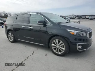 2016 Kia Sedona SX-L with VIN KNDME5C18G6108863, listed as a Copart auction lot 45536295 with 110,337 mi miles and Salvage Title. Bid and sale history available at carsss.com. Image 4.