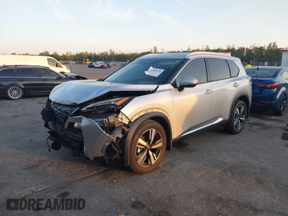 2022 Nissan Rogue SL with VIN 5N1BT3CA4NC718030, listed as a IAAI auction lot 41520978 with 68,532 mi miles. Bid and sale history available at carsss.com. Image 17.