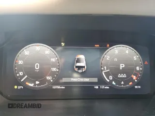 2023 Land Rover Defender S with VIN SALEJ6EX6P2147281, listed as a Copart auction lot 84217414 with 27,758 mi miles and Salvage title. Bid and sale history available at DreamBid. Image 9.
