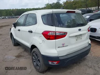 2020 Ford EcoSport S with VIN MAJ3S2FE0LC366183, listed as a IAAI auction lot 41951752 with 115,037 mi miles. Bid and sale history available at carsss.com. Image 3.