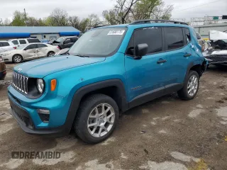 2021 Jeep Renegade Jeepster with VIN ZACNJDAB9MPM71295, listed as a Copart auction lot 51680175 with 30,034 mi miles and Salvage title. Bid and sale history available at DreamBid. Image 1.