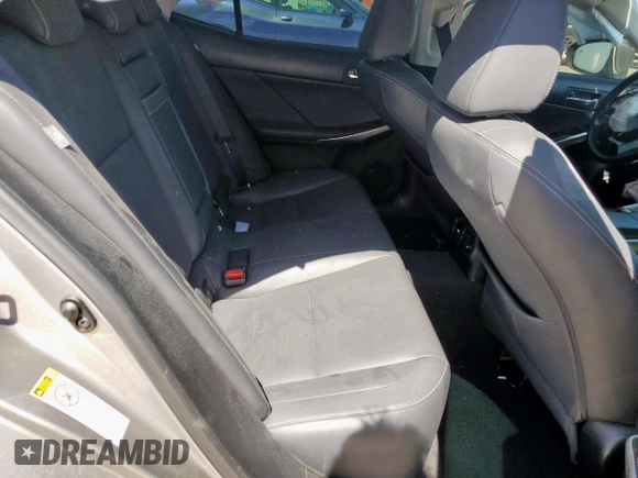 2015 Lexus IS 250 with VIN JTHBF1D26F5068239, listed as a Copart auction lot 56434195 with 89,344 mi miles and Salvage title. Bid and sale history available at DreamBid. Image 10.