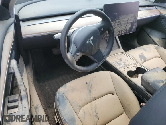2023 Tesla Model 3 z VIN 5YJ3E1EA1PF649629, wystawiony jako Copart lot #78070704 z przebiegiem Nie podano mil oraz Szkoda całkowita • Salvage title. Historia ofert i sprzedaży dostępna na DreamBid. Obrazek 8.